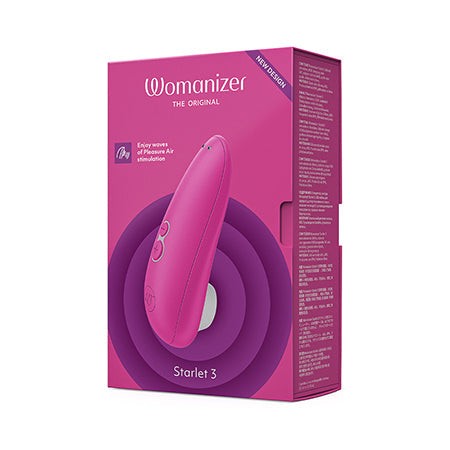 Womanizer Starlet 3 Rechargeable Silicone Compact Pleasure Air Clitoral Stimulator