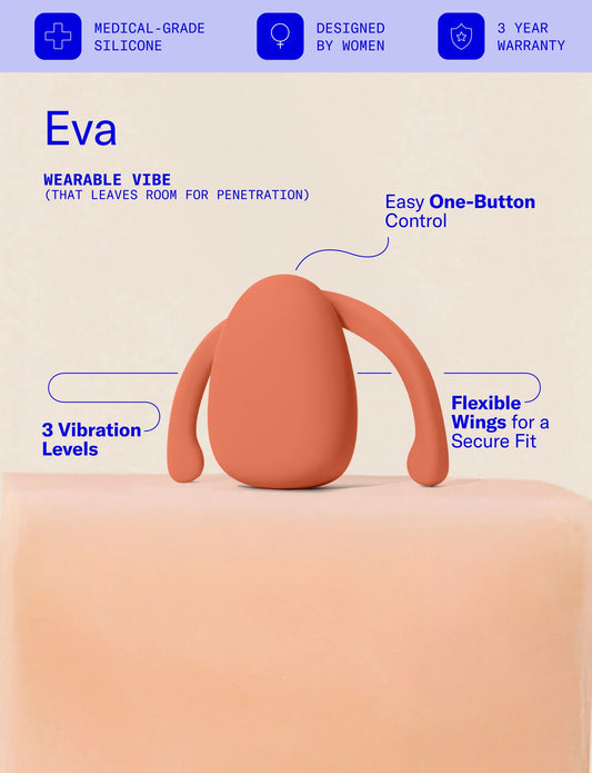Dame Eva Couples Vibrator Papaya