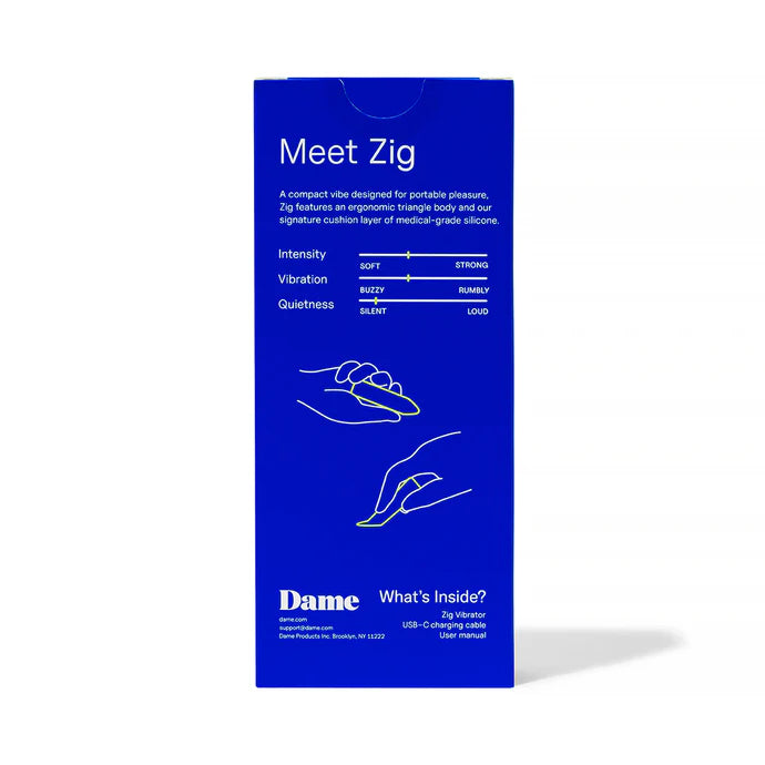 Dame Zig Lipstick Vibrator Pink