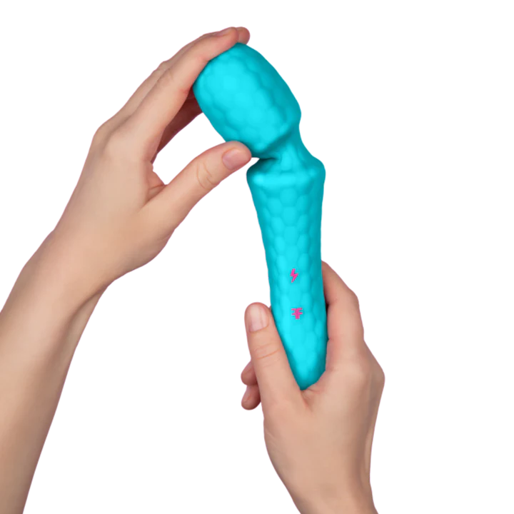 FemmeFunn Ultra Wand Rechargeable Flexible Textured Silicone Vibrator
