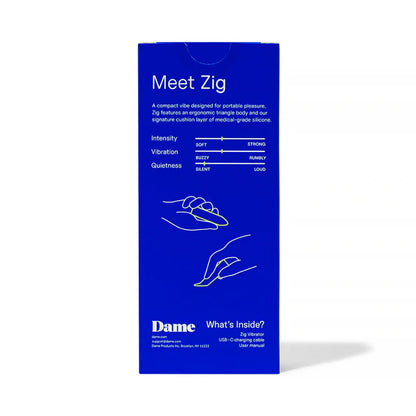 Dame Zig Lipstick Vibrator Pink