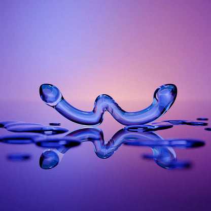 Biird x Wicul OhWii Double-Ended Glass Dildo for G-Spot & P-Spot